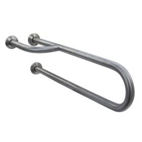 White Finished AISI 304 Stainless Steel Triple Support Grab Bar 