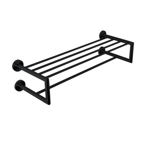 Niza Black Series - Black Finished Stainless Steel Towel Rail