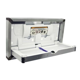 Stainless Steel Horizontal Wall Mounted Baby Changing Unit