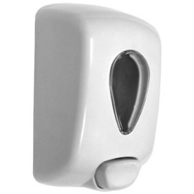 1000 ml Classic Series White ABS Liquid Soap Dispenser