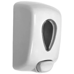 1000 ml Classic Series White ABS Liquid Soap Dispenser